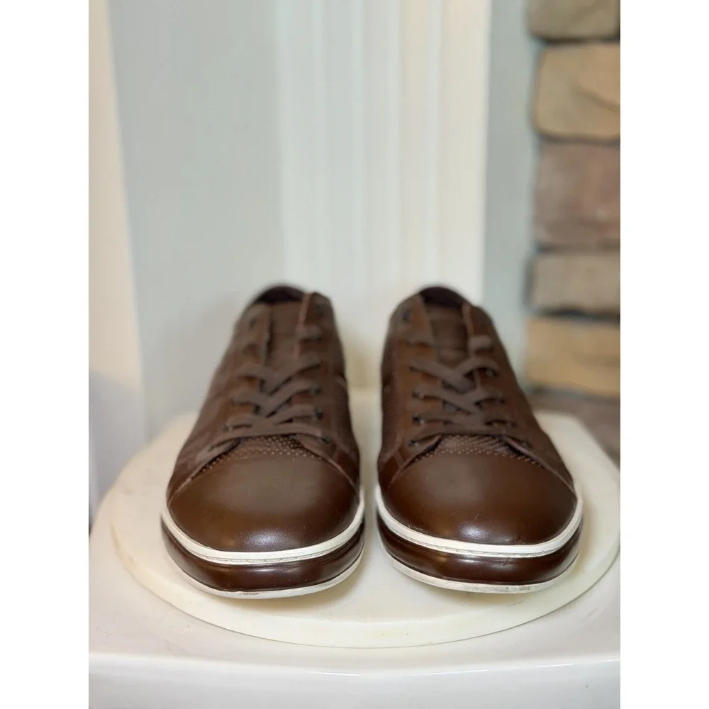 Kenneth Cole New York Brand Wagon 2 Men's Size 11 M Brown Leather  Sneaker